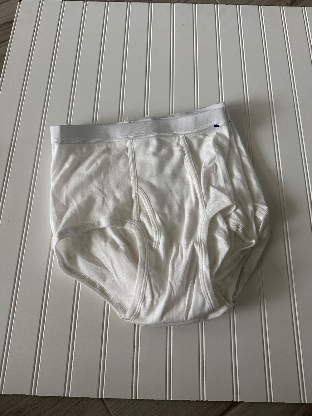 Classic Men's White Briefs (6)- Comfortable Everyday Underwear - Picture 2 of 3